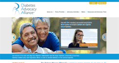 Desktop Screenshot of diabetesadvocacyalliance.org